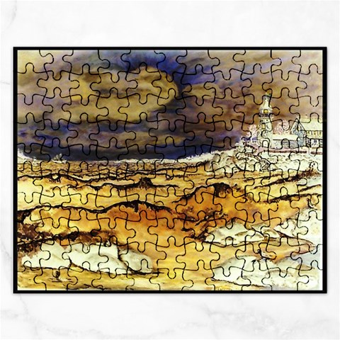 Brenton s Lighthouse Jigsaw Puzzle (Rectangular) from ArtsNow.com Front