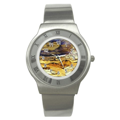 Brenton s Lighthouse Stainless Steel Watch from ArtsNow.com Front