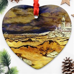 Brenton s Lighthouse Heart Ornament (Two Sides) from ArtsNow.com Back