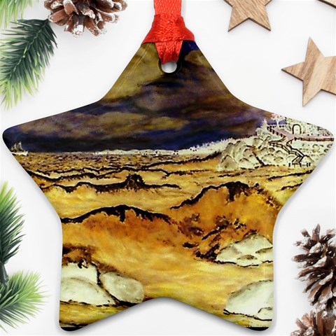 Brenton s Lighthouse Star Ornament (Two Sides) from ArtsNow.com Front