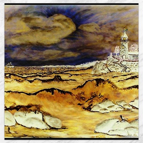 Brenton s Lighthouse Canvas 12  x 12  from ArtsNow.com 11.4 x11.56  Canvas - 1