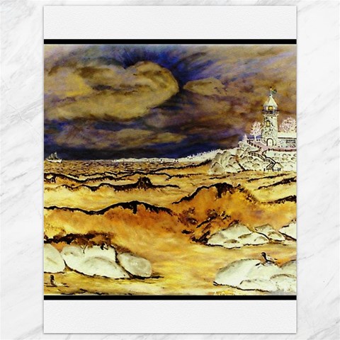 Brenton s Lighthouse Canvas 12  x 16  from ArtsNow.com 11.86 x15.41  Canvas - 1