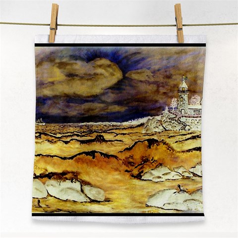 Brenton s Lighthouse Face Towel from ArtsNow.com Front