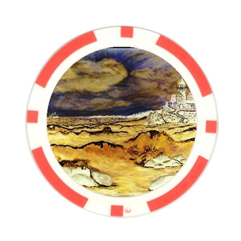 Brenton s Lighthouse Poker Chip Card Guard (10 pack) from ArtsNow.com Front