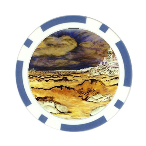 Brenton s Lighthouse Poker Chip Card Guard (10 pack) from ArtsNow.com Front