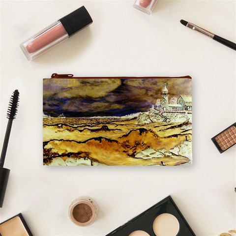 Brenton s Lighthouse Cosmetic Bag (Small) from ArtsNow.com Front