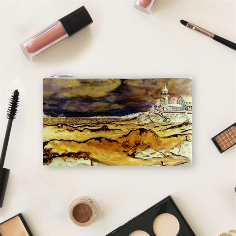 Brenton s Lighthouse Cosmetic Bag (Small) from ArtsNow.com Front