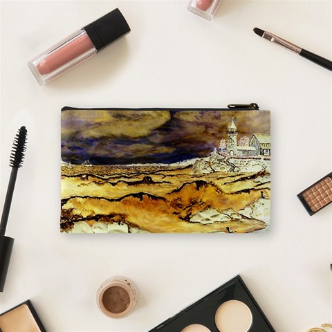 Brenton s Lighthouse Cosmetic Bag (Small) from ArtsNow.com Back