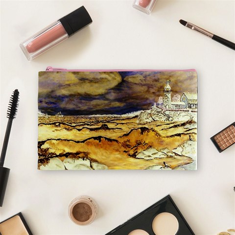 Brenton s Lighthouse Cosmetic Bag (Medium) from ArtsNow.com Front