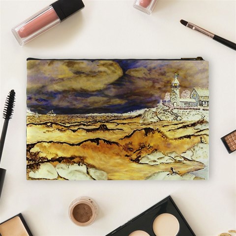 Brenton s Lighthouse Cosmetic Bag (Large) from ArtsNow.com Back