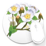 flower038 Round Mousepad
