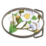 flower038 Belt Buckle