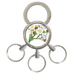 flower038 3-Ring Key Chain