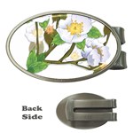 flower038 Money Clip (Oval)