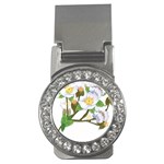 flower038 Money Clip (CZ)