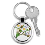 flower038 Key Chain (Round)