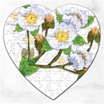 flower038 Jigsaw Puzzle (Heart)