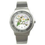 flower038 Stainless Steel Watch
