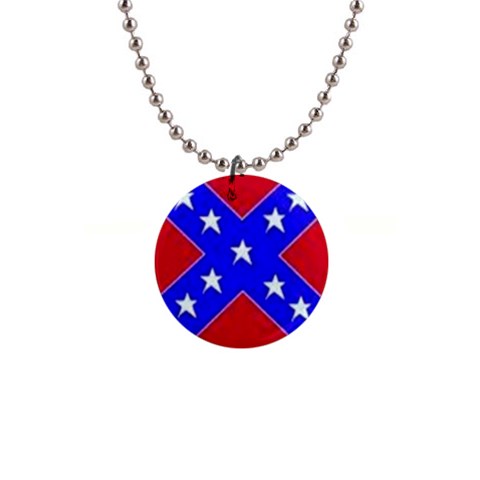 rebel 1  Button Necklace from ArtsNow.com Front