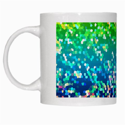 Glitter 4 White Mugs from ArtsNow.com Left