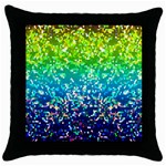 Glitter 4 Throw Pillow Cases (Black)