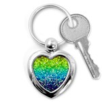 Glitter 4 Key Chains (Heart) 