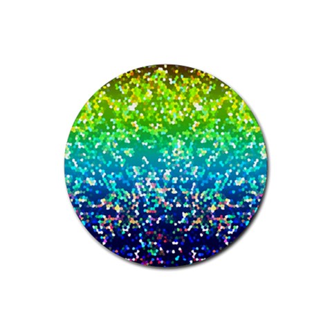 Glitter 4 Rubber Round Coaster (4 pack)  from ArtsNow.com Front