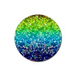 Glitter 4 Rubber Round Coaster (4 pack) 