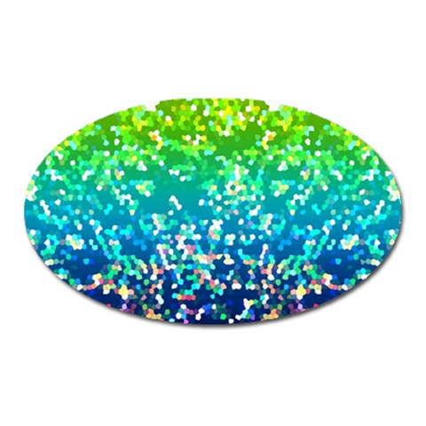 Glitter 4 Oval Magnet from ArtsNow.com Front