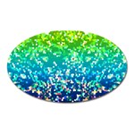 Glitter 4 Oval Magnet