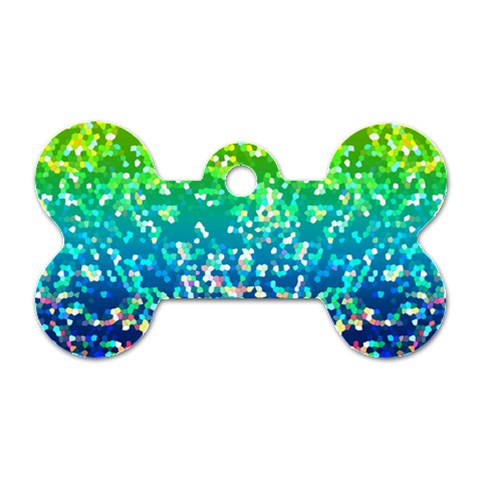 Glitter 4 Dog Tag Bone (One Side) from ArtsNow.com Front