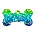 Glitter 4 Dog Tag Bone (Two Sides)