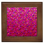 Polka Dot Sparkley Jewels 1 Framed Tiles