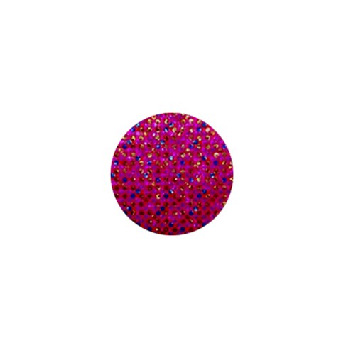Polka Dot Sparkley Jewels 1 1  Mini Magnets from ArtsNow.com Front