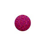 Polka Dot Sparkley Jewels 1 1  Mini Magnets