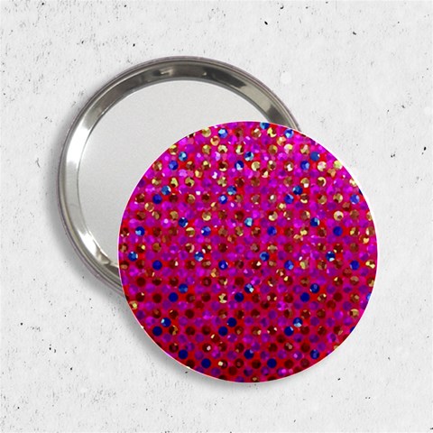 Polka Dot Sparkley Jewels 1 2.25  Handbag Mirrors from ArtsNow.com Front