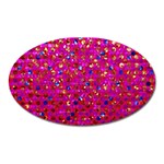 Polka Dot Sparkley Jewels 1 Oval Magnet