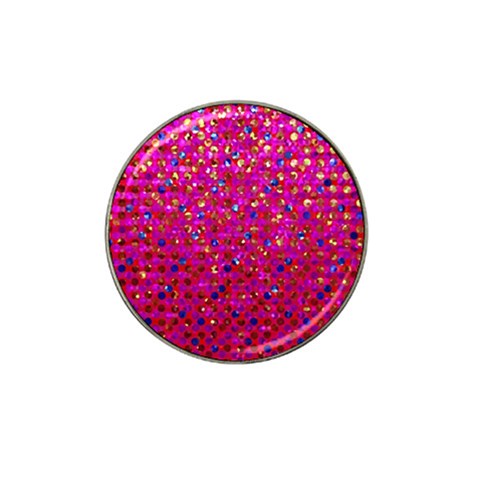 Polka Dot Sparkley Jewels 1 Hat Clip Ball Marker (4 pack) from ArtsNow.com Front