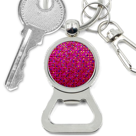 Polka Dot Sparkley Jewels 1 Bottle Opener Key Chains from ArtsNow.com Front