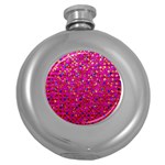 Polka Dot Sparkley Jewels 1 Round Hip Flask (5 oz)