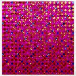 Polka Dot Sparkley Jewels 1 Canvas 12  x 12  