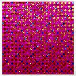 Polka Dot Sparkley Jewels 1 Canvas 16  x 16  