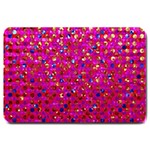 Polka Dot Sparkley Jewels 1 Large Doormat 