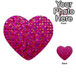 Polka Dot Sparkley Jewels 1 Multi-purpose Cards (Heart) 