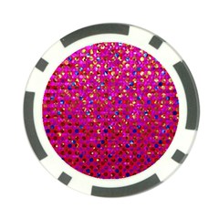 Polka Dot Sparkley Jewels 1 Poker Chip Card Guards (10 pack)  from ArtsNow.com Front