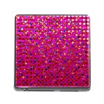 Polka Dot Sparkley Jewels 1 Memory Card Reader (Square)