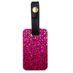 Polka Dot Sparkley Jewels 1 Luggage Tags (One Side) 