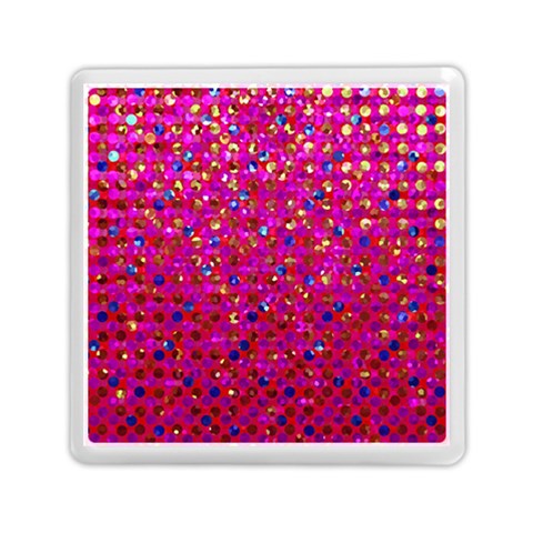 Polka Dot Sparkley Jewels 1 Memory Card Reader (Square)  from ArtsNow.com Front