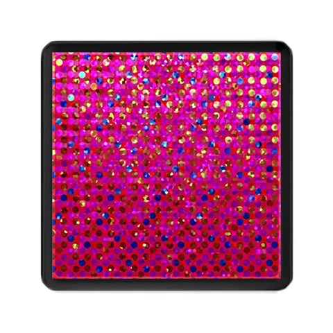 Polka Dot Sparkley Jewels 1 Memory Card Reader (Square)  from ArtsNow.com Front