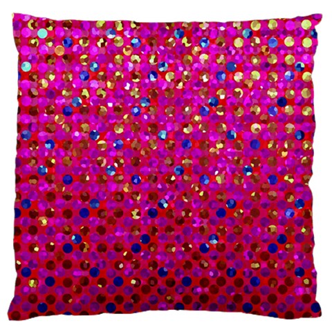 Polka Dot Sparkley Jewels 1 Large Cushion Cases (Two Sides)  from ArtsNow.com Front
